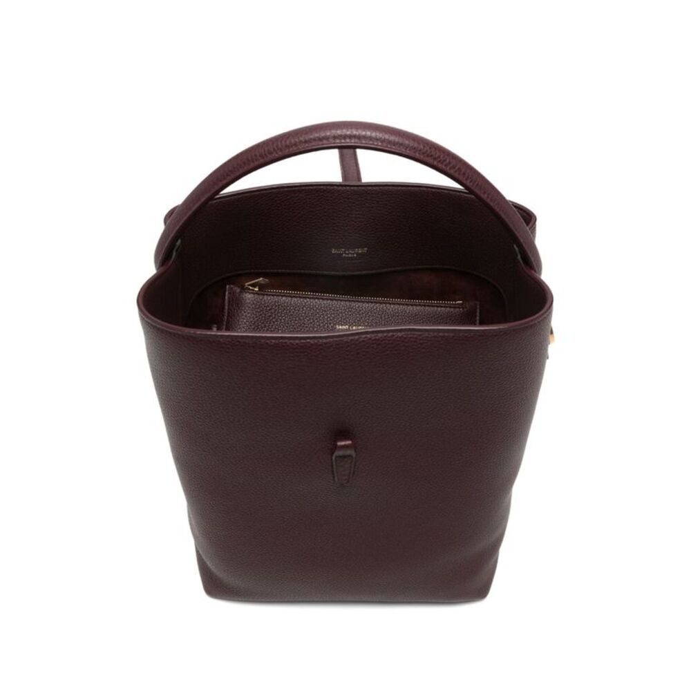 Saint Laurent Women Le 37 Medium Leather Bucket Bag - Picture 2 of 5